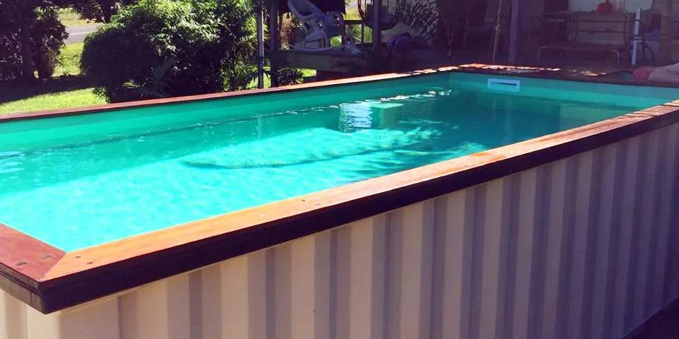 Shipping Container Swimming Pool