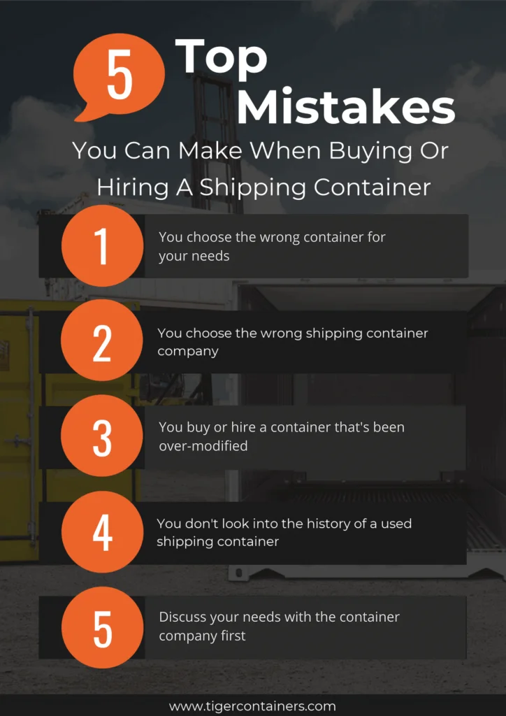 5 Mistakes when buying or hiring